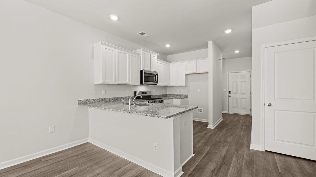 Furnished interior in a model home at Byrd Village in Graniteville (Image 14).