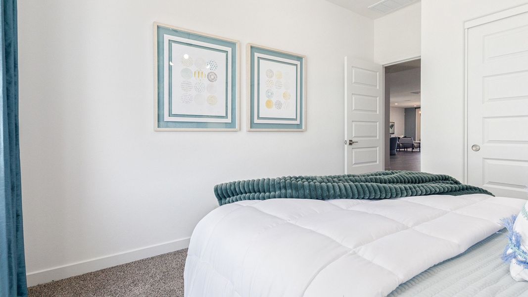 Furnished interior in a model home at Redford Estates in Tucson (Image 22).