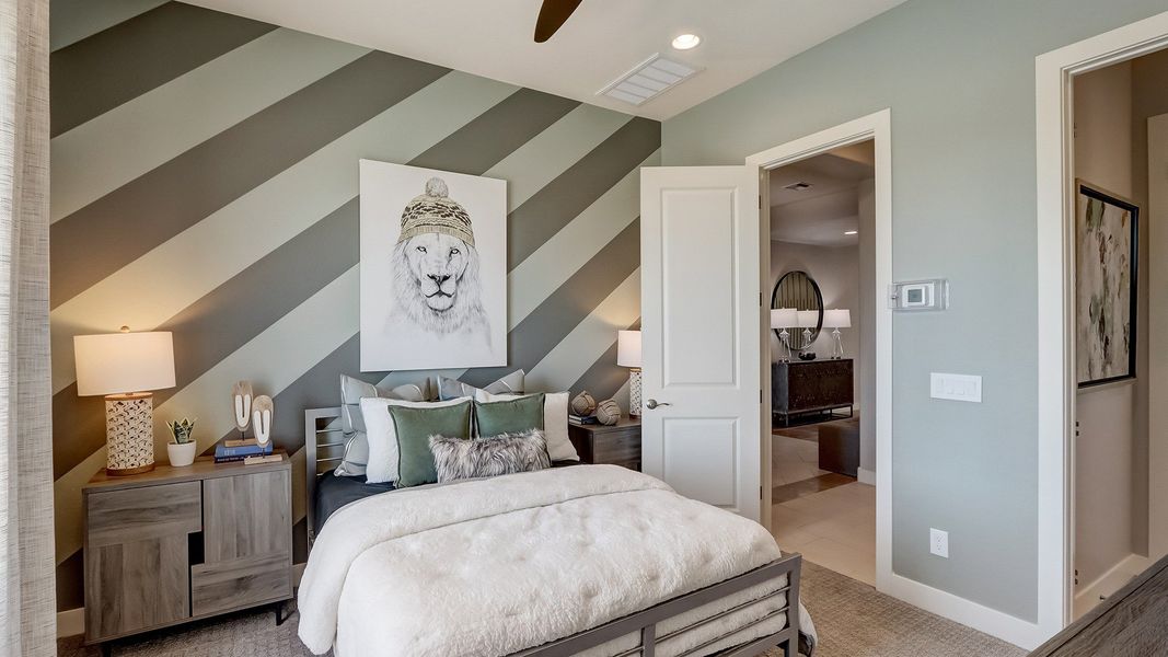 Furnished interior in a model home at Canyon Views - Hacienda in Litchfield Park (Image 5).