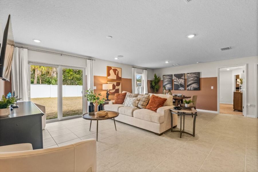 Furnished interior in a model home at Palm Coast in Palm Coast (Image 37).