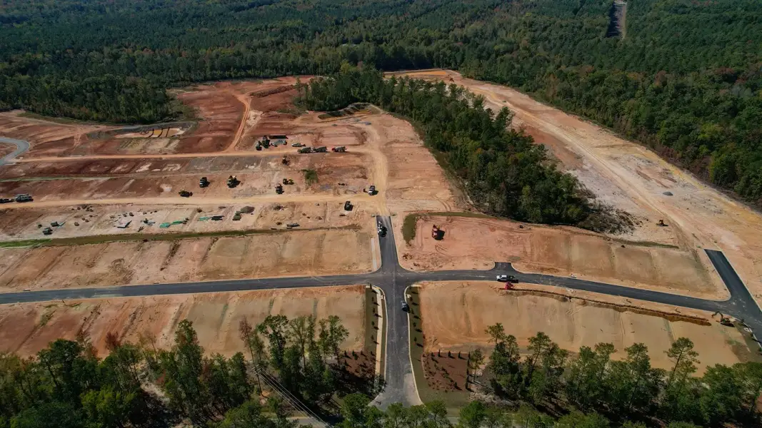 Site preparation and early development at Lorick Valley in Blythewood, SC (Image 18).