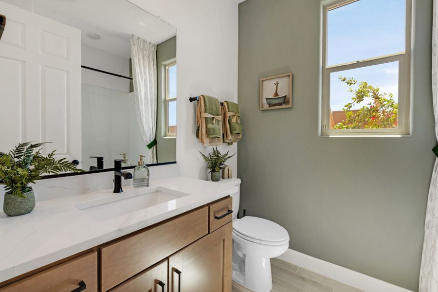 Furnished interior in a model home at Alamar At Rocking K in Tucson (Image 15). Furnished interior in a model home at Alamar At Rocking K in Tucson (Image 15).