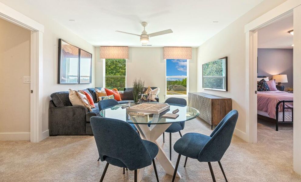 Furnished interior in a model home at Castlewood in Archer Lodge (Image 31). Furnished interior in a model home at Castlewood in Archer Lodge (Image 31).