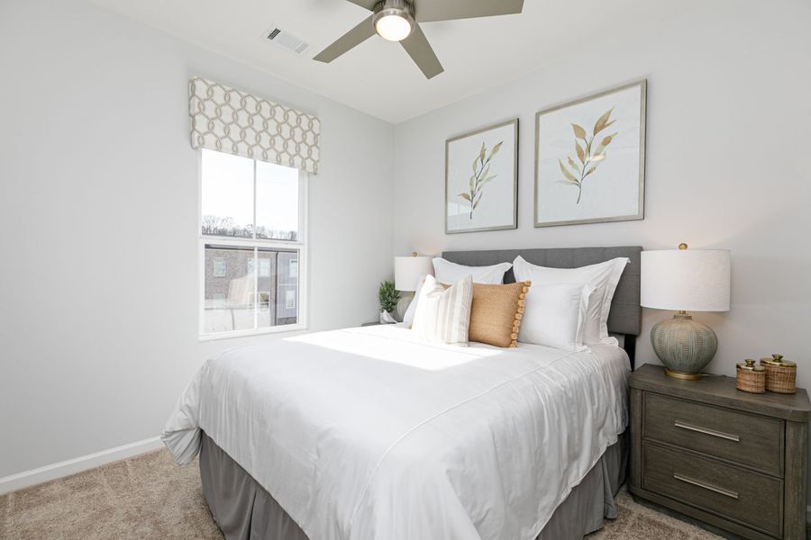 Large secondary bedrooms