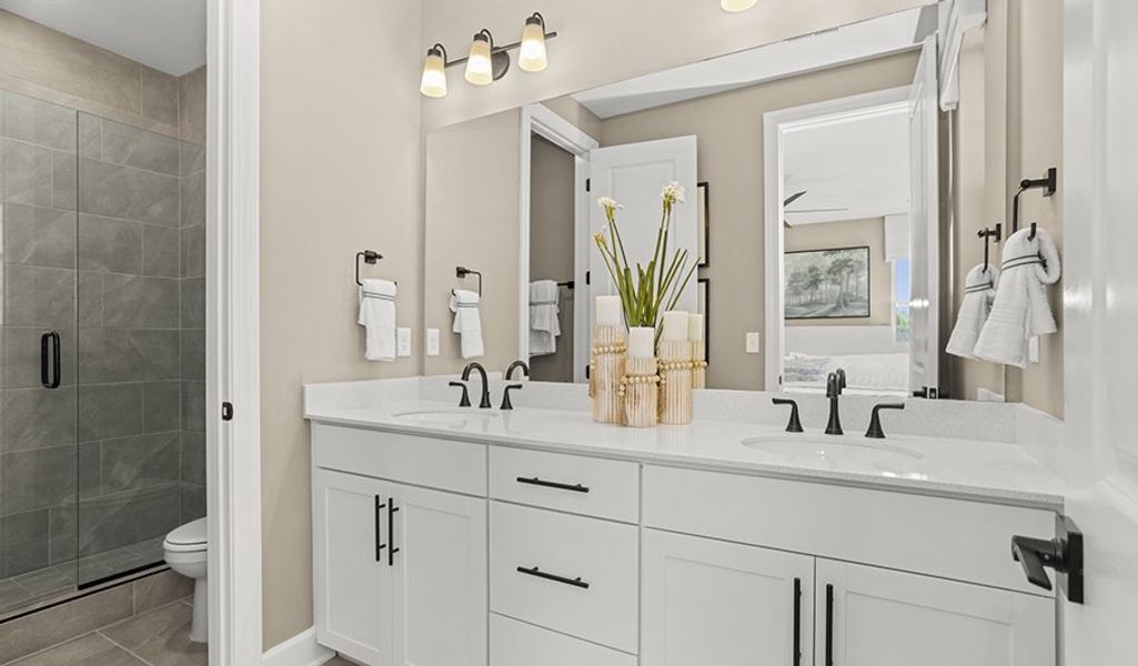 Furnished interior in a model home at The Towns at Lynwood Station in Mount Juliet (Image 20). Furnished interior in a model home at The Towns at Lynwood Station in Mount Juliet (Image 20).