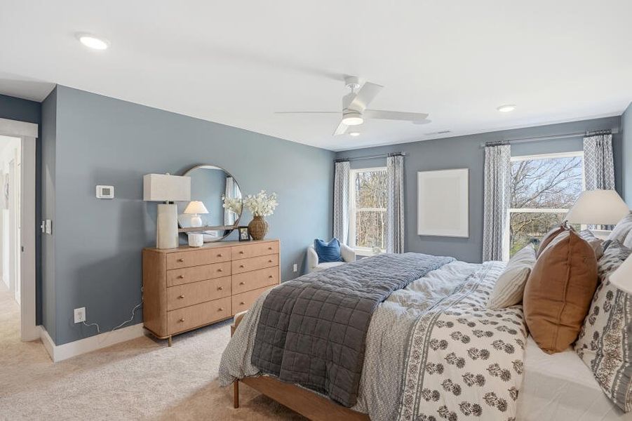 Furnished interior in a model home at Waterford Commons in Rock Hill (Image 52).