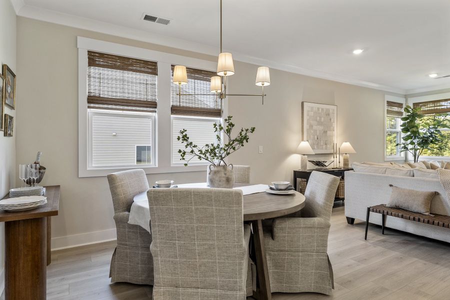 Furnished interior in a model home at South Park in Piedmont (Image 15).