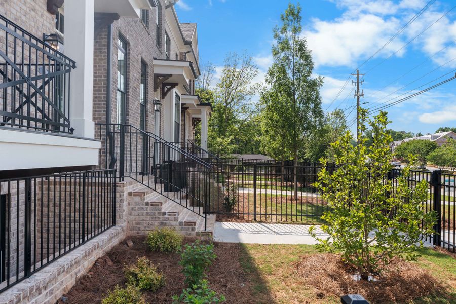 Exterior details of a home in Byers Park, Alpharetta (Image 30).