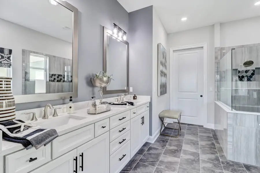 Furnished interior in a model home at Southwind Plantation in St. Augustine (Image 7).