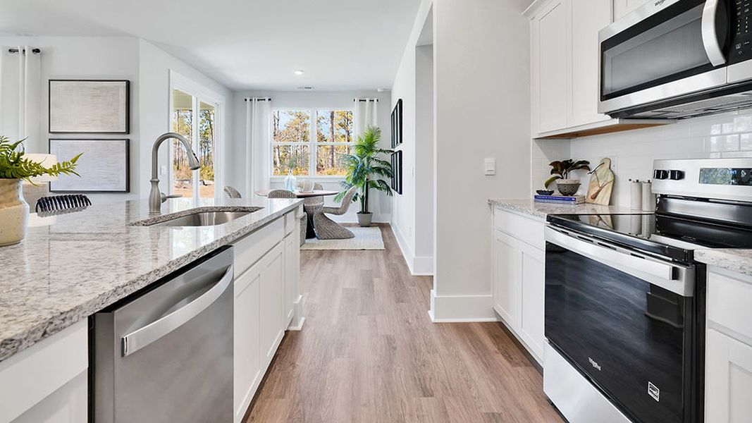 Furnished interior in a model home at Rolling Hills in Bolivia (Image 9). Furnished interior in a model home at Rolling Hills in Bolivia (Image 9).