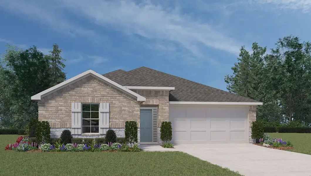 Front exterior of a home in the Woodland Park community, located in Beaumont, TX (Image 10).