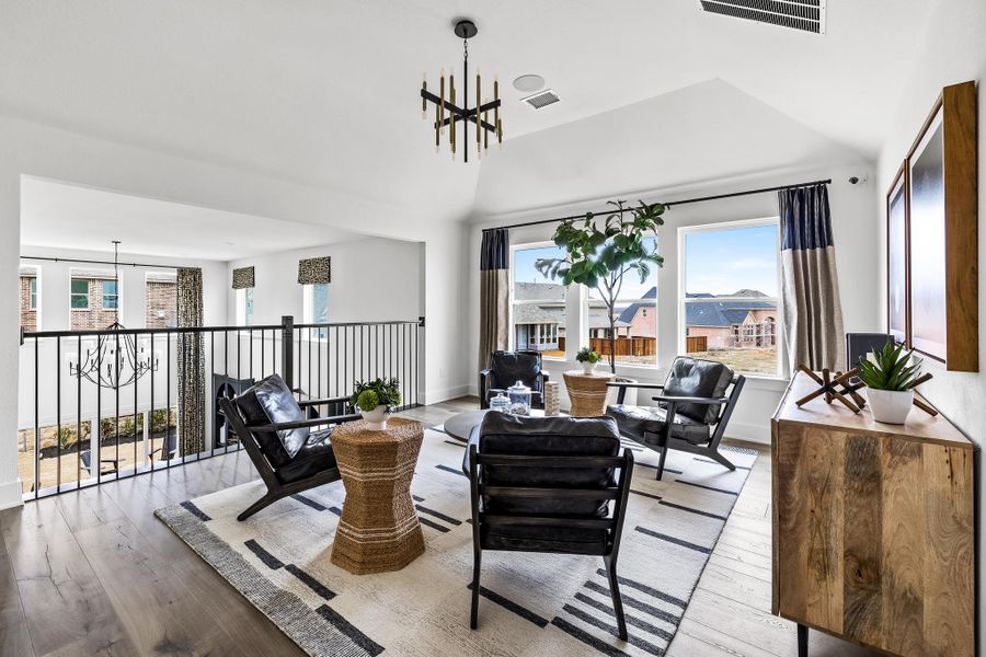 Furnished interior in a model home at Windsong Ranch - The Enclave in Prosper (Image 28). Furnished interior in a model home at Windsong Ranch - The Enclave in Prosper (Image 28).