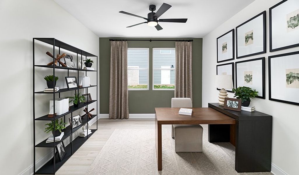 Furnished interior in a model home at Williamsport Landing in Columbia (Image 16). Furnished interior in a model home at Williamsport Landing in Columbia (Image 16).