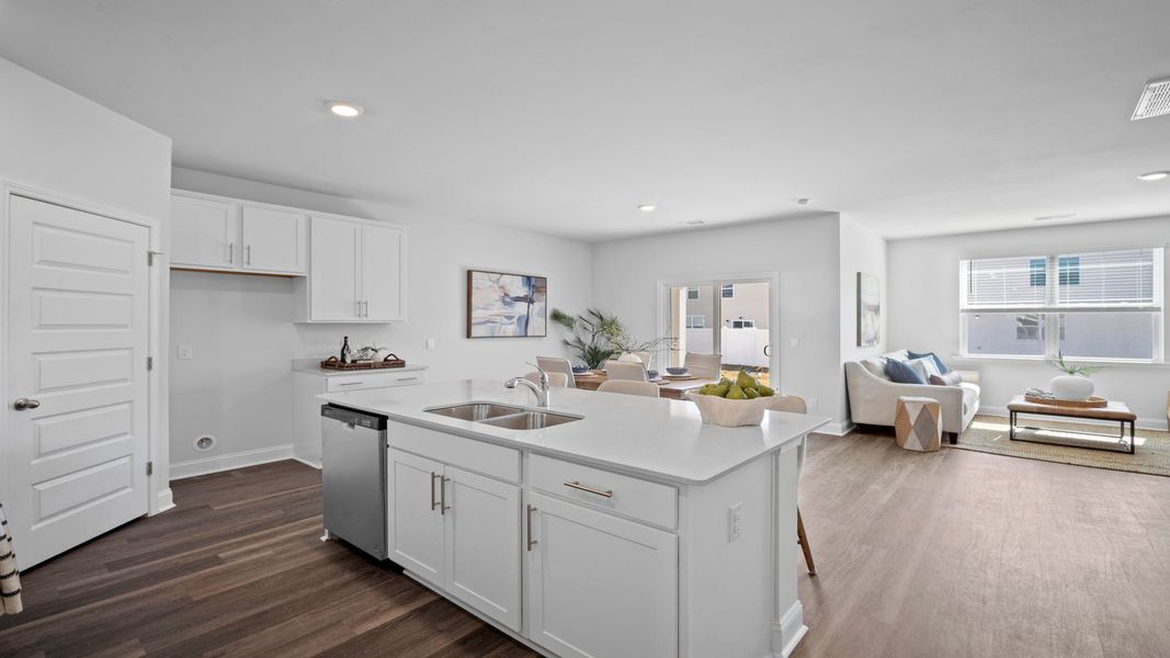 Furnished interior in a model home at Stockyard in Statesboro (Image 5).