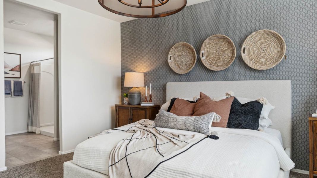 Furnished interior in a model home at Heartland Ranch in Coolidge (Image 34). Furnished interior in a model home at Heartland Ranch in Coolidge (Image 34).