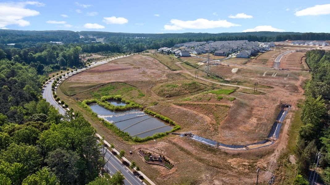 Site preparation and early development at Collins Ridge in Hillsborough, NC (Image 42).