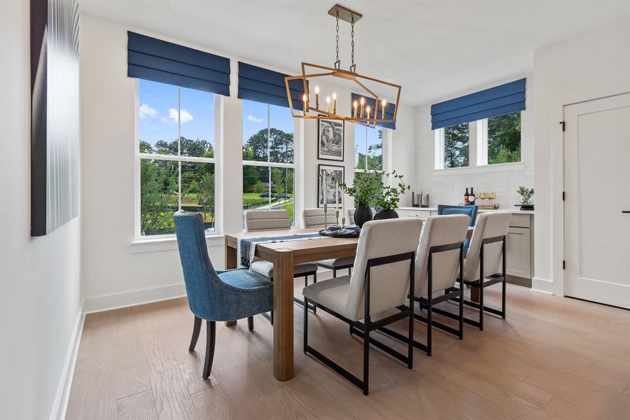 Furnished interior in a model home at Celesta in Scottdale (Image 14). Furnished interior in a model home at Celesta in Scottdale (Image 14).