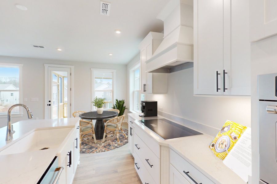 Furnished interior in a model home at Friendship Village in Apex (Image 12).