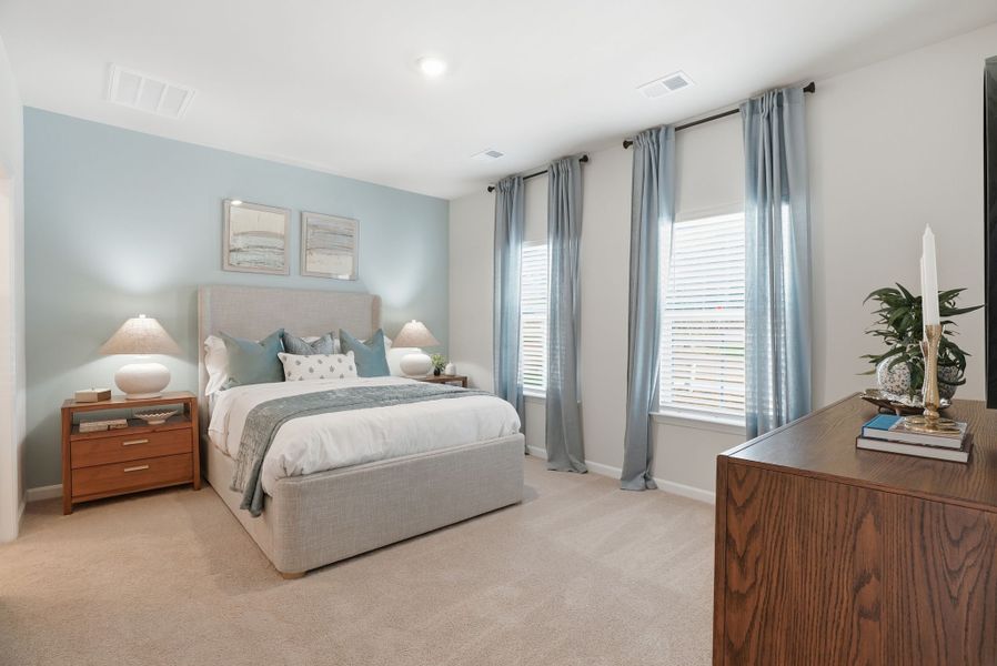 Furnished interior in a model home at Towns at Lake Greenwood in Greenwood (Image 22).