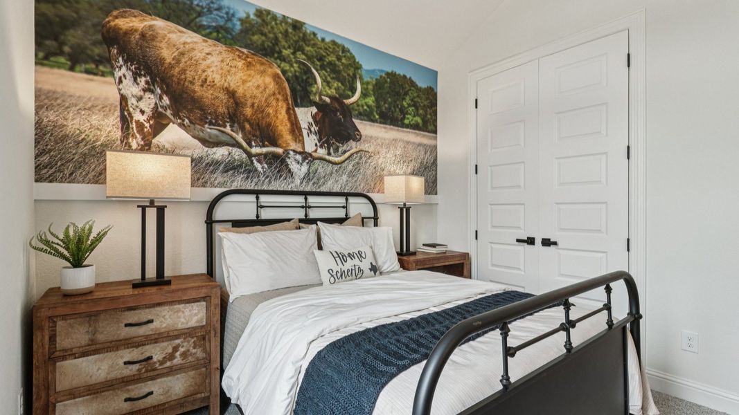 Furnished interior in a model home at The Crossvine in Schertz (Image 25). Furnished interior in a model home at The Crossvine in Schertz (Image 25).
