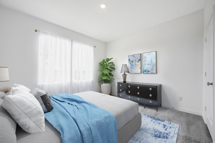 Furnished interior in a model home at Madero 50s in Fort Worth (Image 100).