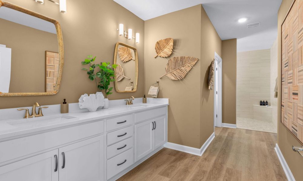 Furnished interior in a model home at Bridgewater - Shorehaven Village in Little River (Image 45).