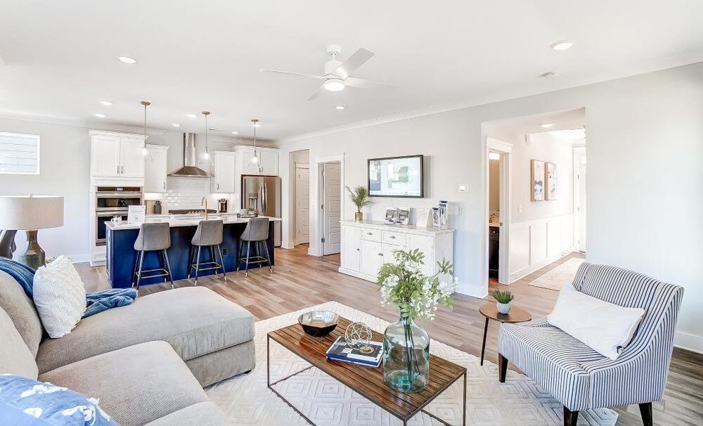 Furnished interior in a model home at Lauren Park in Lexington (Image 7).