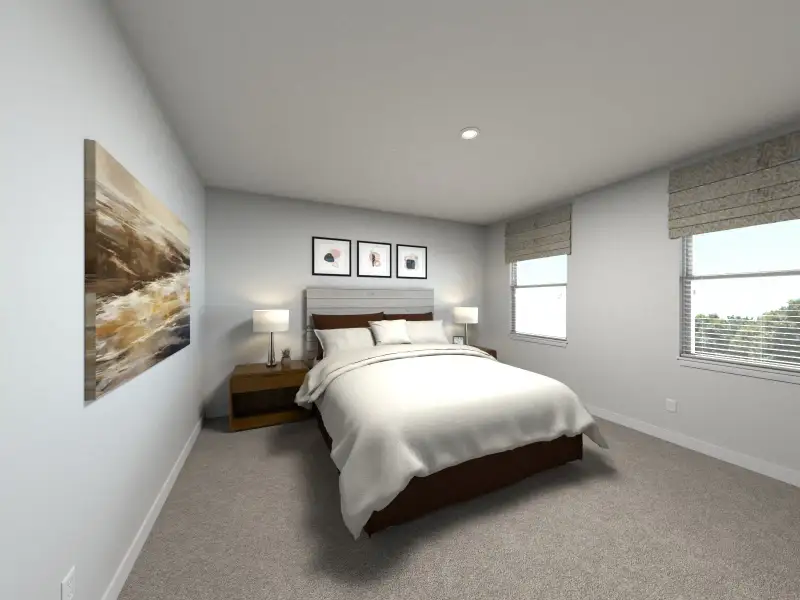 Furnished interior in a model home at Oaks at Lake Standish in Apopka (Image 25).