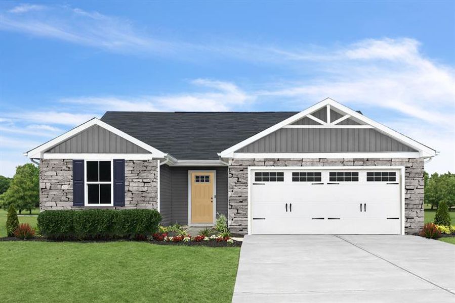 Front exterior of a home in the Cumberland Landing community, located in Gallatin, TN (Image 2).
