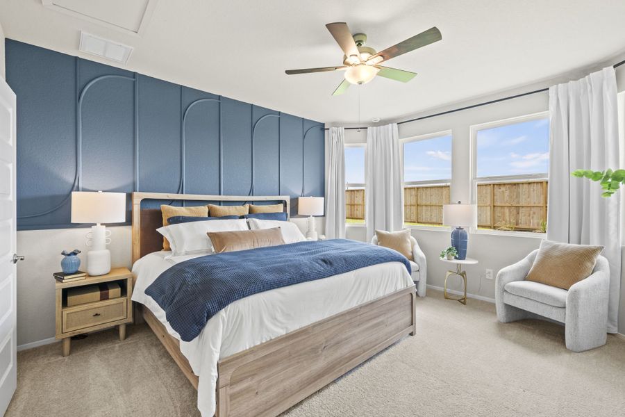 Furnished interior in a model home at Azalea in Pattison (Image 21). Furnished interior in a model home at Azalea in Pattison (Image 21).