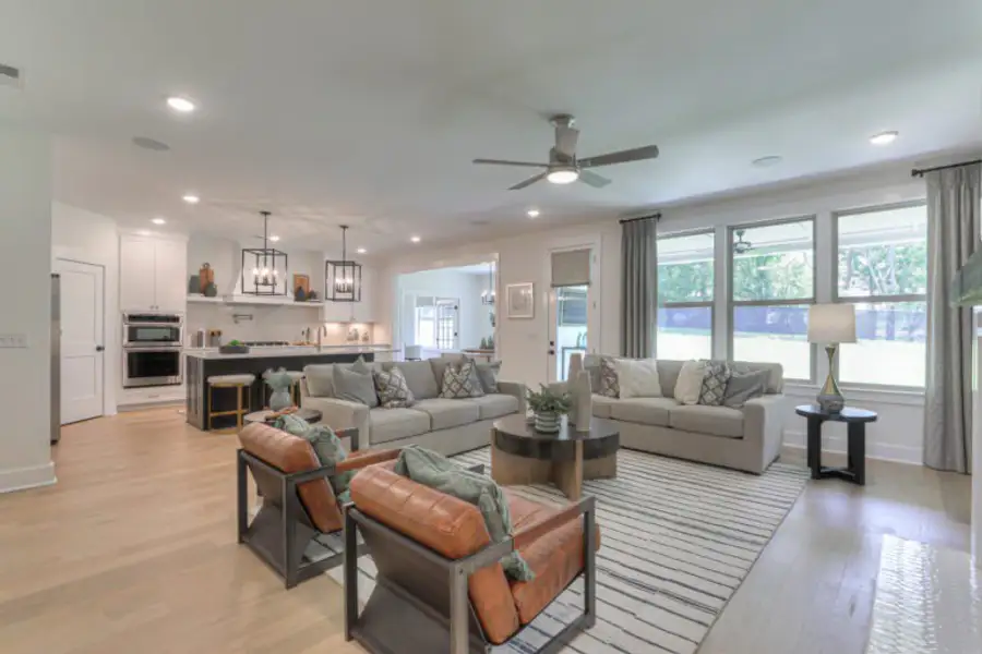 Furnished interior in a model home at Laurel Park in Hendersonville (Image 4).