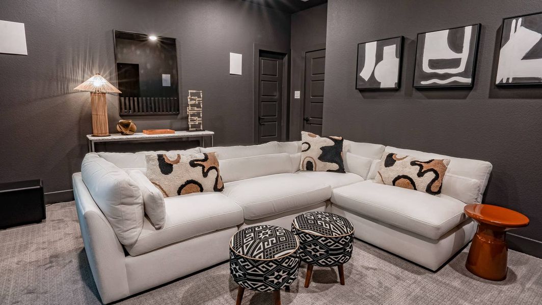 Furnished interior in a model home at Shady Valley Estates in Midlothian (Image 10).
