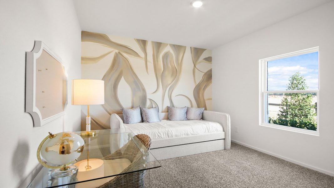 Furnished interior in a model home at Maple Woods in Hockley (Image 12).