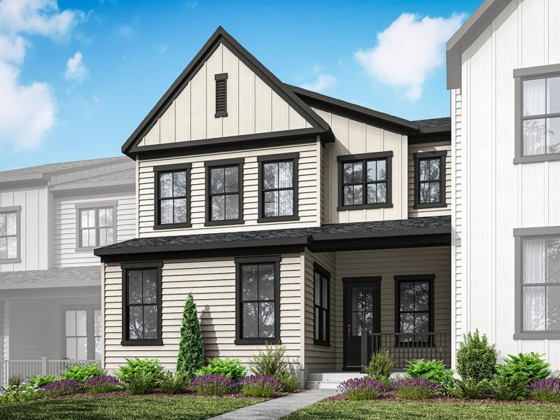 Front exterior of a home in the Seven Oaks community, located in Belmont, NC (Image 3).