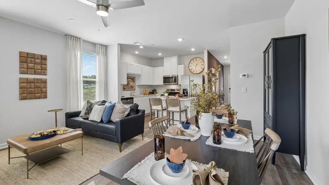 Furnished interior in a model home at Blair Ridge in La Vergne (Image 30).