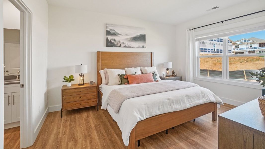 Furnished interior in a model home at Yorkshire in Johnson City (Image 16).