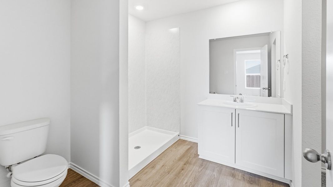 Furnished interior in a model home at Leonard Crossing in Leonard (Image 5).