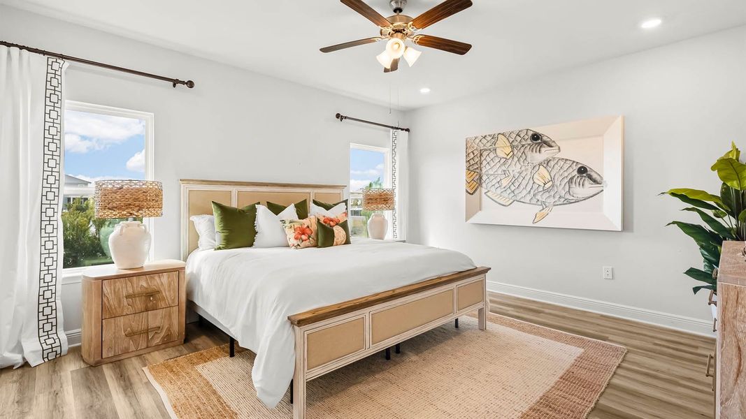 Furnished interior in a model home at Windmark Beach in Port Saint Joe (Image 21). Furnished interior in a model home at Windmark Beach in Port Saint Joe (Image 21).