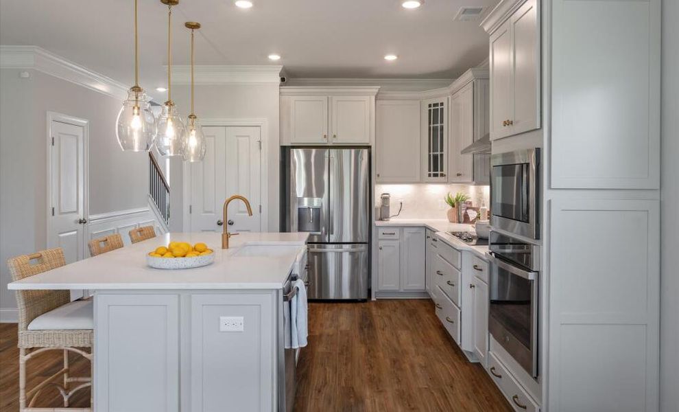 Furnished interior in a model home at Parker's Preserve in Ridgeville (Image 27).