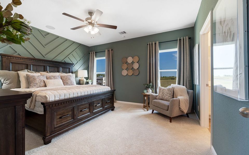 Furnished interior in a model home at Austin Point in Richmond (Image 13). Furnished interior in a model home at Austin Point in Richmond (Image 13).