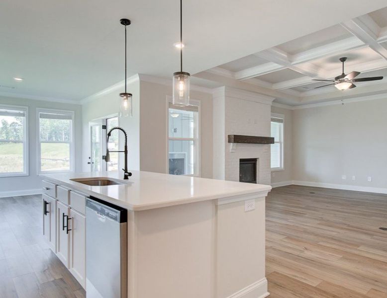 Furnished interior in a model home at The Grand in Jefferson (Image 3).