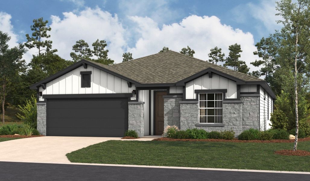 Front exterior of a home in the Hickory Ridge community, located in Elmendorf, TX (Image 18).
