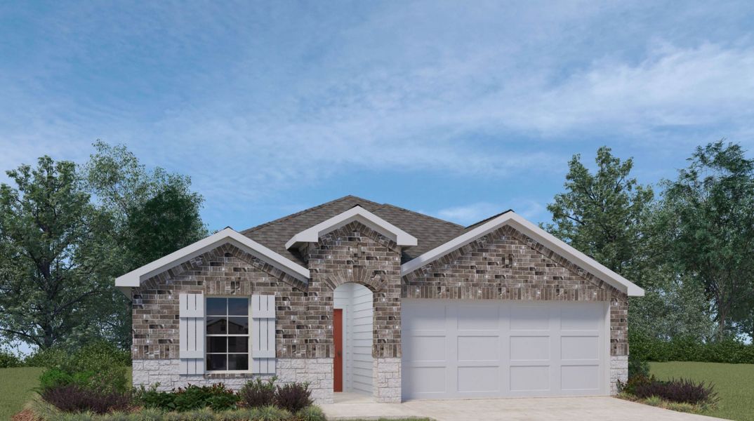 Front exterior of a home in the Bridges Mill community, located in Corpus Christi, TX (Image 18).