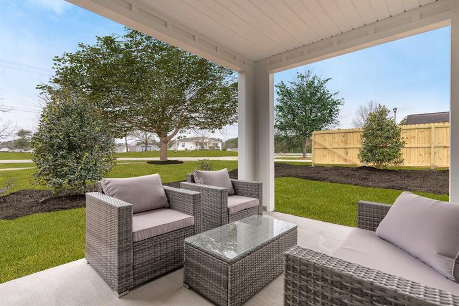 EXPANDED LIVING SPACES WITH COVERED PORCHES DESIGNED FOR COMFORT AND CAROLINA BREEZES