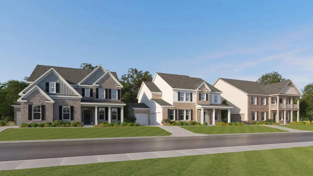 Evergreen Meadows streetscape
