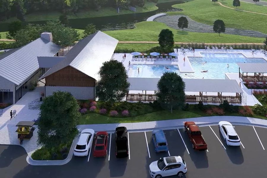 Planned community amenities center Planned community amenities center