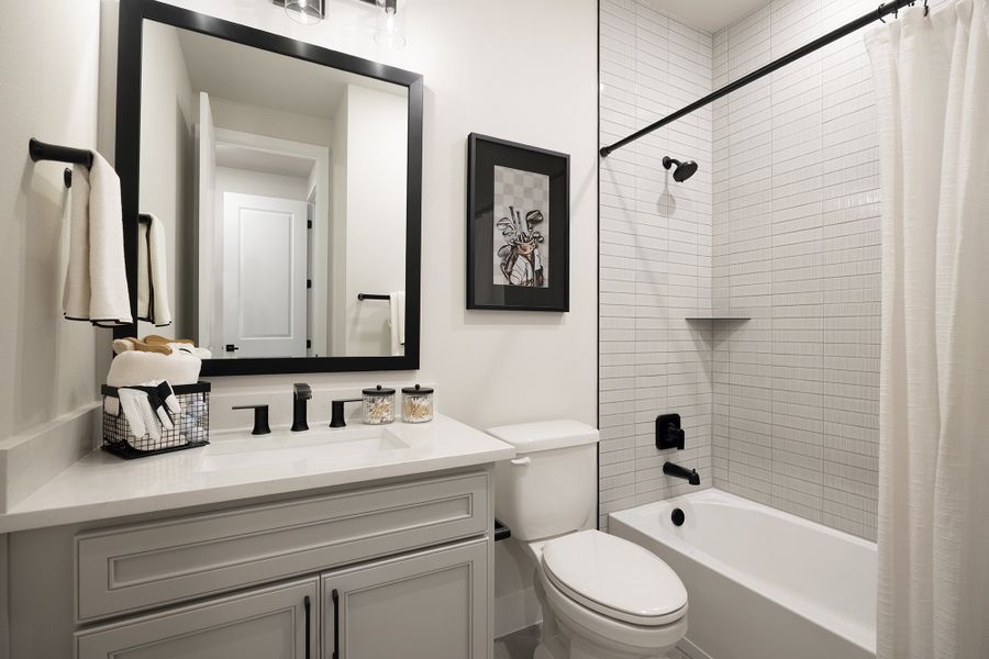Furnished interior in a model home at Bluff Haven in Georgetown (Image 26). Furnished interior in a model home at Bluff Haven in Georgetown (Image 26).