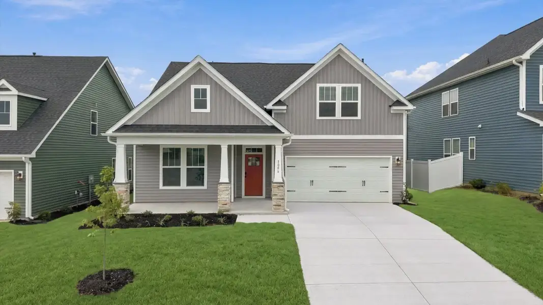 Front exterior of a home in the Alexander Place community, located in Taylors, SC (Image 9).