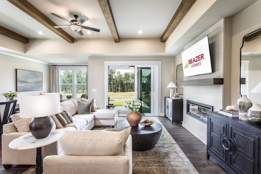 Furnished interior in a model home at Gatherings® at GreenHouse in Marietta (Image 5).