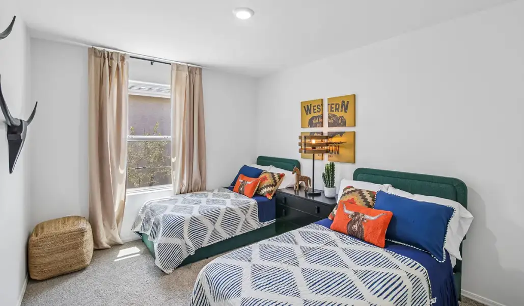 Furnished interior in a model home at Sorrel Ridge Estates in Tucson (Image 21).